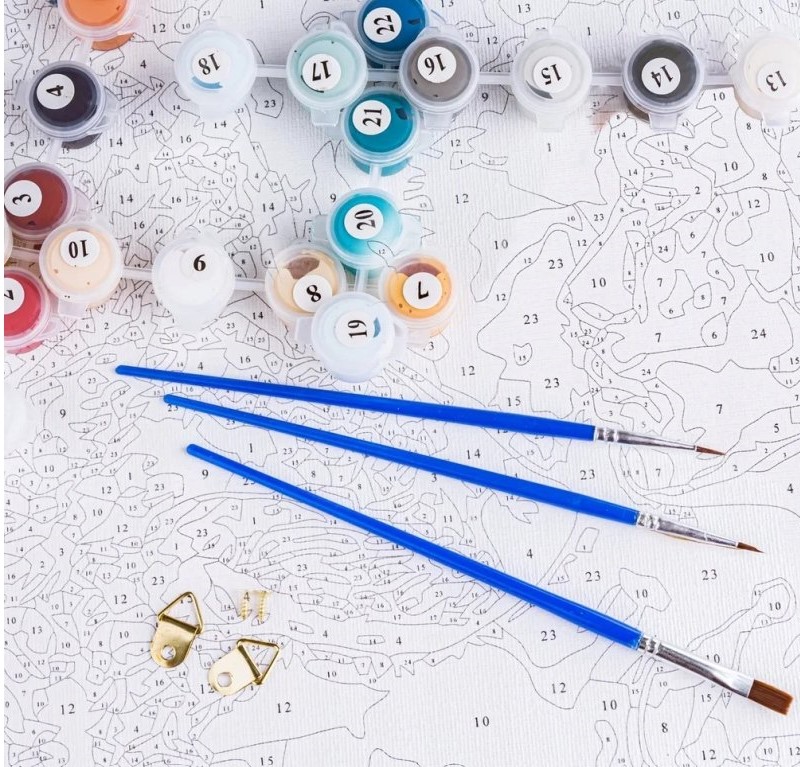 Pictură fermecătoare după numere - Lac